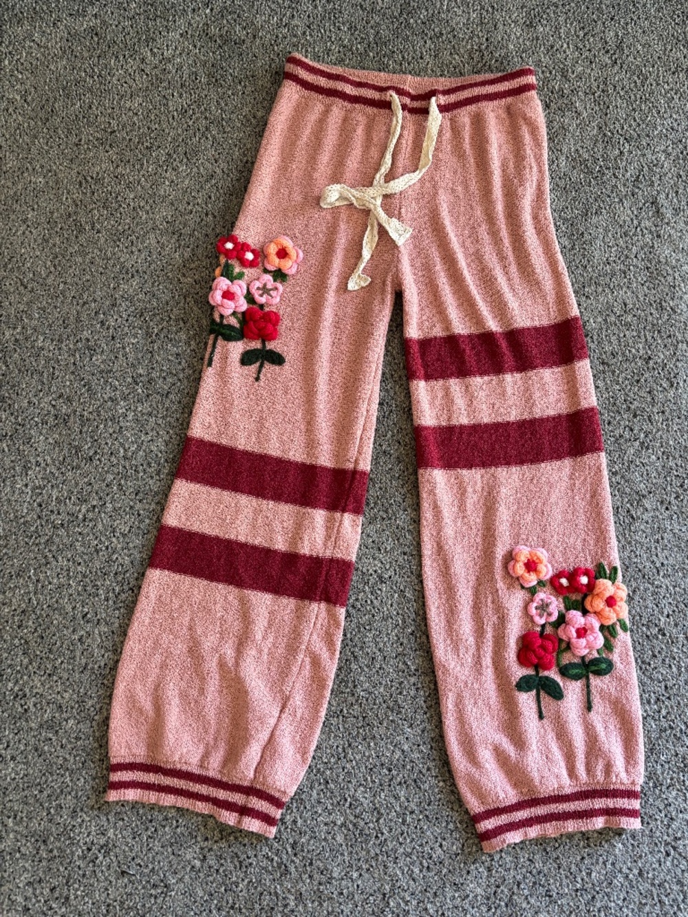 SHEIN sweater floral pants large